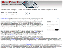 Tablet Screenshot of harddriveeraser.org